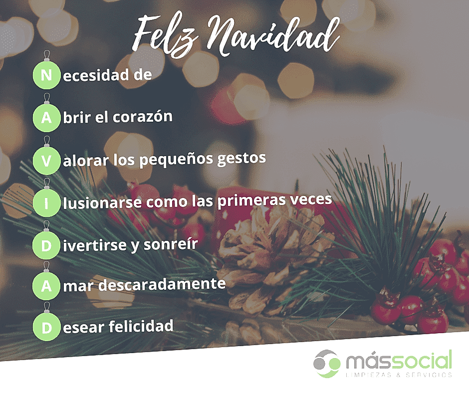 Felicitación de Navidad Más Social